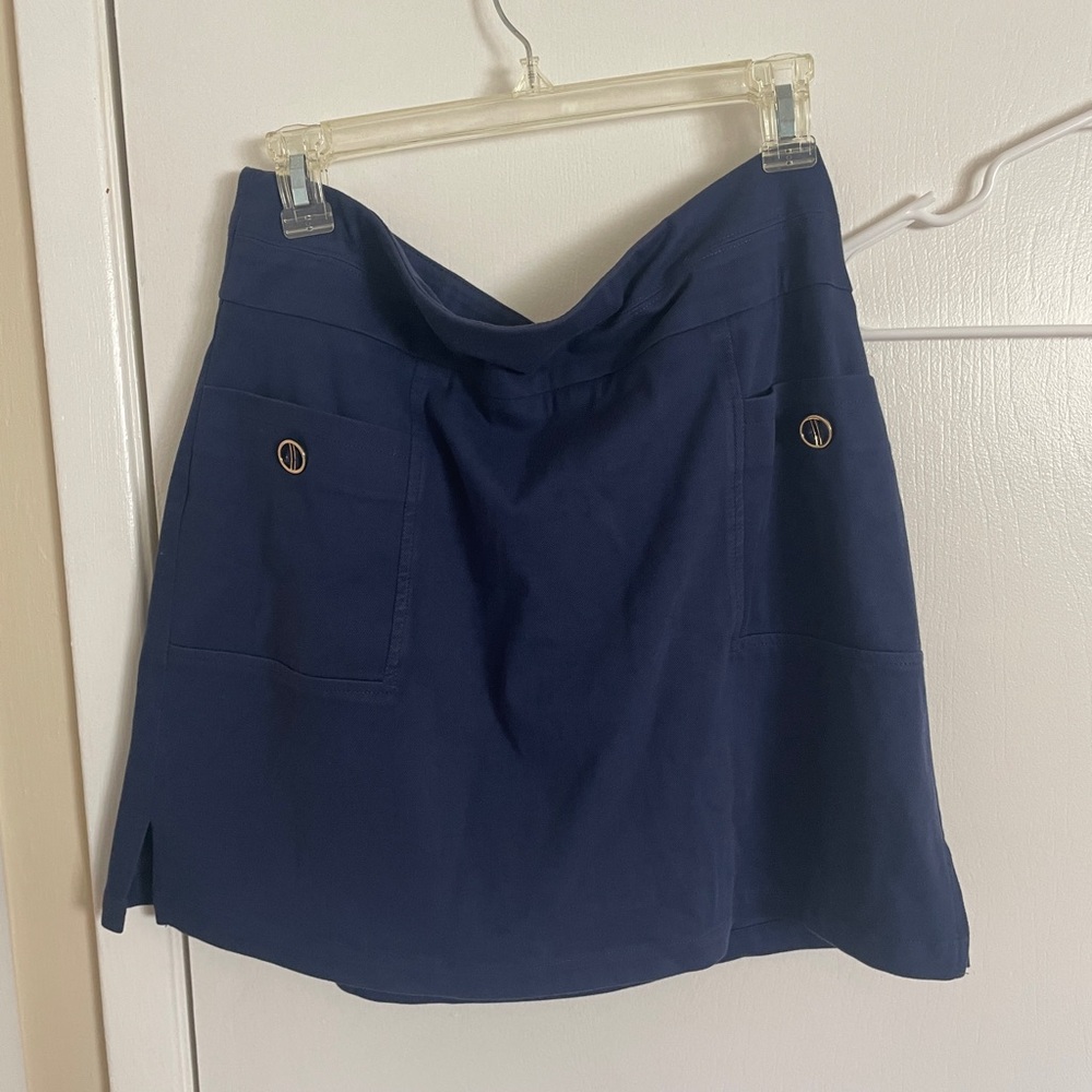Rafaella Comfort Navy Skirt